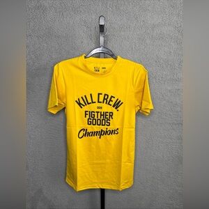 Kill Crew Apparel T-Shirt Men's S  KILL CREW (Figther) Champions (Misprint-Flaw)